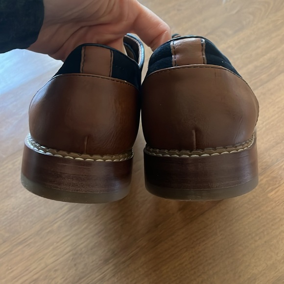 NWT!✨Sonoma men’s dress shoes. Navy brown suede. Size 13 wide. - Picture 6 of 11